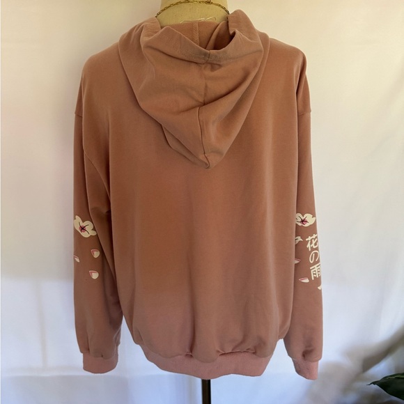 Pink Japanese Cherry Blossom Sweatshirt - Picture 5 of 5